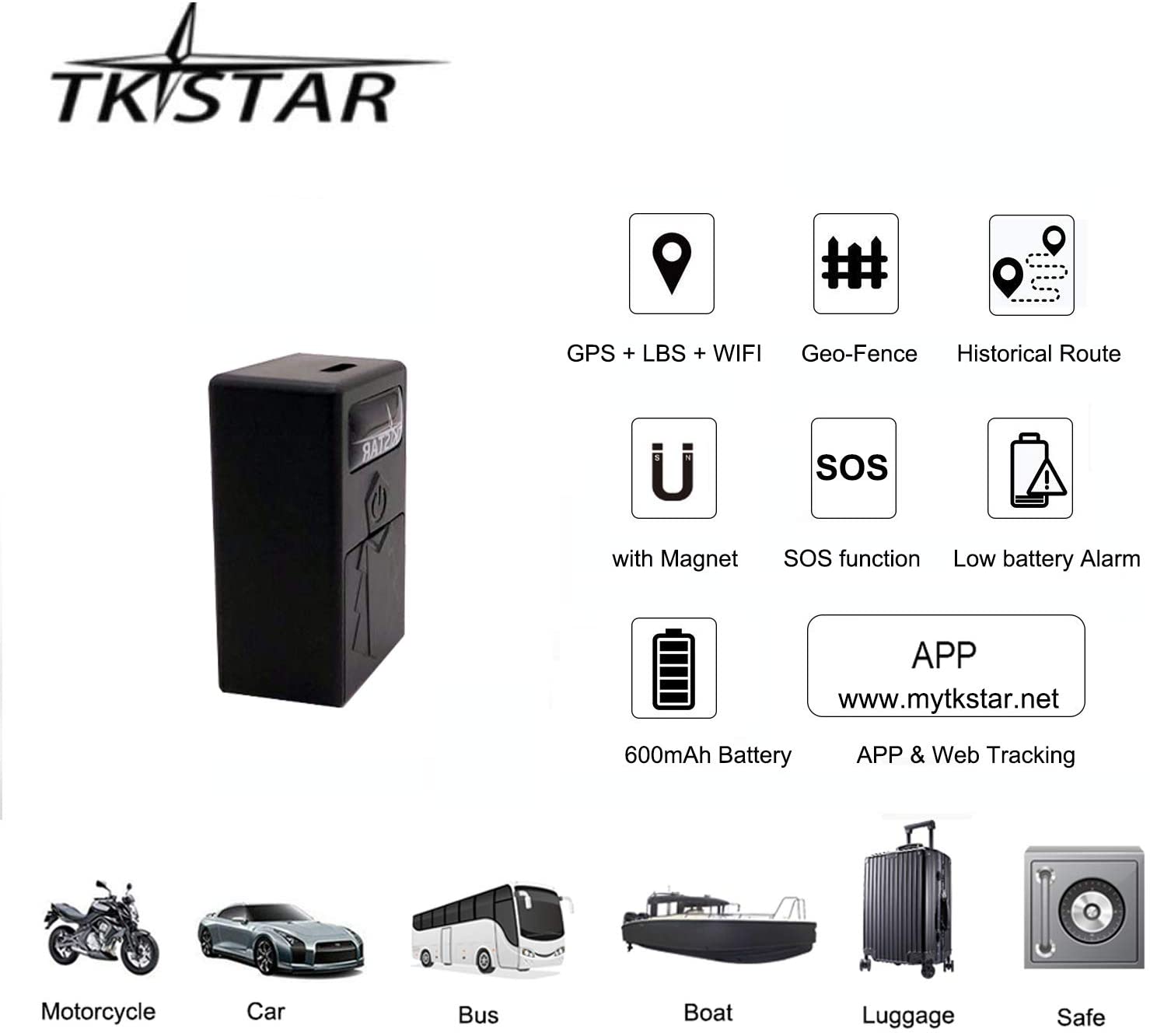 GPS трекер TK-Star 5000 micro